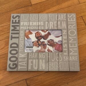 Malden Gray Inspirational Photo Frame